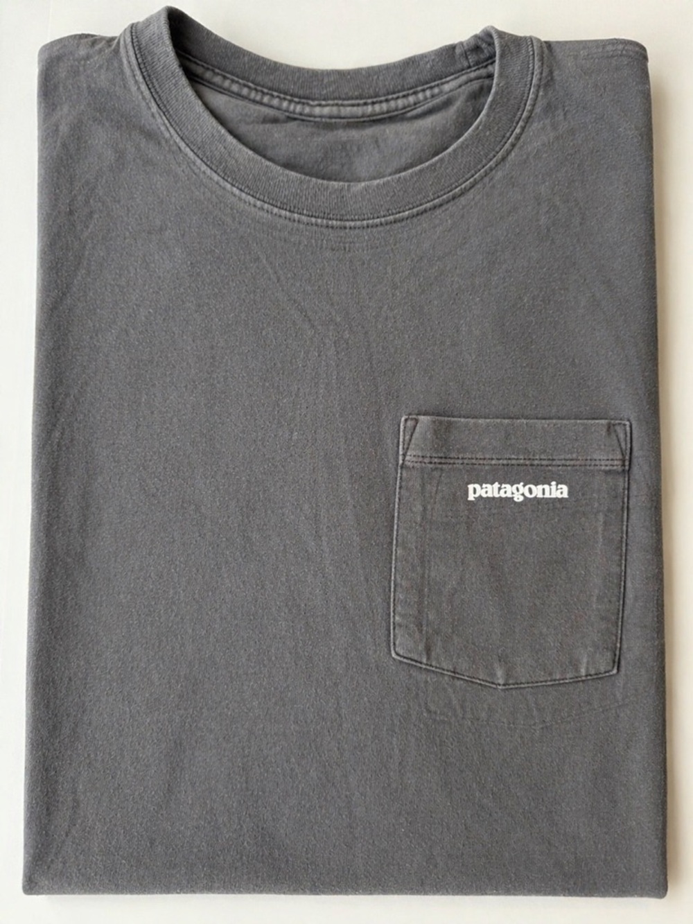 Patagonia Short-Sleeve Pocket Tee in Charcoal Gray